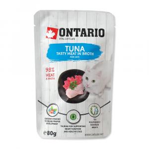 Kapsička ONTARIO Cat Tuna in Broth 80g