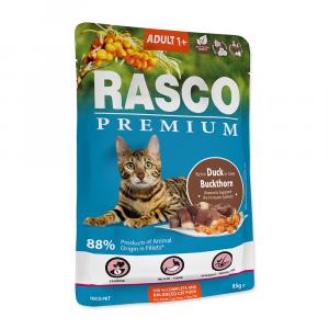 Kapsička RASCO Premium Cat Pouch Adult, Duck, Buckthorn