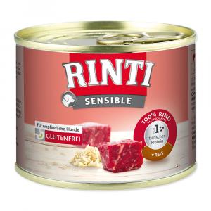 Konzerva Rinti Sensible hovězí + rýže 185g