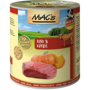 MACs Dog konzerva hovězí a dýně 400g