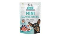Ilustrační obrázek Brit Care Dog Mini Salmon & Herring steril fillets 85g