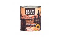Ilustrační obrázek Farm Fresh Dog Chicken&Herring+Cranberries konzer 800g