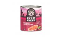 Ilustrační obrázek Farm Fresh Dog Salmon with Cranberries konzerva 375g