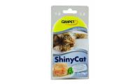 Ilustrační obrázek Gimpet mačka konz. ShinyCat tuniak/krevety 2x70g