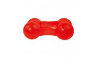 Ilustrační obrázek Hračka DOG FANTASY kosť gumová červená 11,4 cm