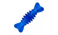 Ilustrační obrázek Hračka DOG FANTASY kosť gumová modrá 12 cm