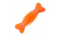 Ilustrační obrázek Hračka DOG FANTASY kosť gumová oranžová 12 cm