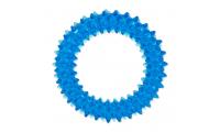 Ilustrační obrázek Hračka DOG FANTASY krúžok vrúbkovaný modrý 7 cm
