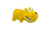 Ilustrační obrázek Hračka DOG FANTASY Latex Mini Pes žltý so zvukom 9 cm
