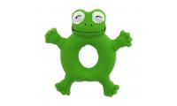 Ilustrační obrázek Hračka DOG FANTASY Latex Žaba zelená so zvukom 10 cm