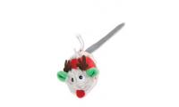 Ilustrační obrázek Hračka mačka GiGwi Melody vianočná myška so zvukom