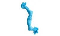 Ilustrační obrázek Hračka pes BUSTER Pískací lano, modrá, 35 cm, M