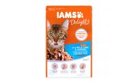 Ilustrační obrázek Kapsička IAMS cat delights tona & herring in jelly 85g