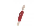 Ilustrační obrázek Karlie Hračka pre psov gumová klobása na lane 27x3,5cm