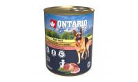 Ilustrační obrázek Konzerva ONTARIO Dog Beef Pate Flavoured with Herbs 800 g