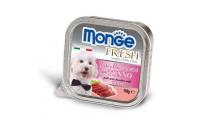 Ilustrační obrázek MONGE FRESH - paštéta a kúsky s tuniakom 100 g pre psov