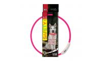 Ilustrační obrázek Obojok DOG FANTASY LED nylonový ružový M / L