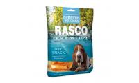 Ilustrační obrázek Pochúťka RASCO Premium prúžky syra obalené kuracím mäsom 230g