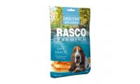 Ilustrační obrázek Pochúťka RASCO Premium prúžky syra obalené kuracím mäsom 80g