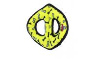 Ilustrační obrázek PROFIZOO Hračka Odolná Ultimate Preťahovadlo Trojcestné Kruh Kosť žlté 25cm