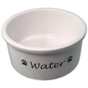 Miska DOG FANTASY keramická bílá Water 15 x 7 cm