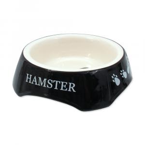 Miska SMALL ANIMAL potisk Hamster černá