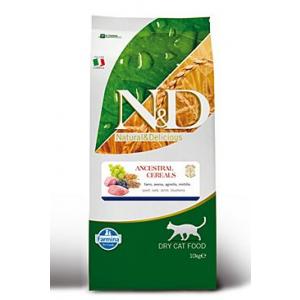 N&D Low Grain CAT Adult Lamb & Blueberry 10kg