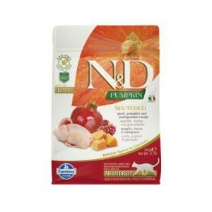 N&D Pumpkin CAT NEUTERED Quail & Pomegranate 300g