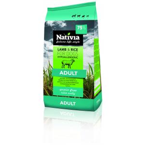 Nativia Lamb & Rice Adult 15 + 3 kg