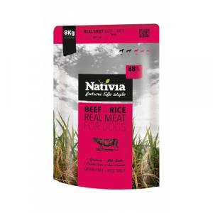 Nativia Real Meat beef & rice 8 kg