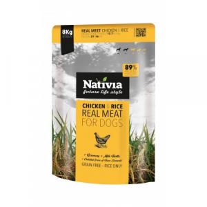 Nativia Real Meat chicken & rice 8 kg