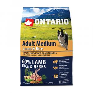ONTARIO Adult Medium Lamb & Rice 2,25 kg