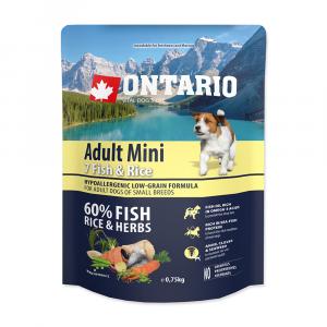 ONTARIO Adult Mini Fish & Rice 0,75 kg