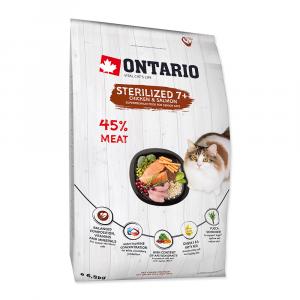ONTARIO Cat Sterilised 7+ (6,5kg)
