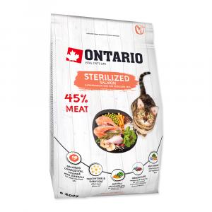 ONTARIO Cat Sterilised Salmon 400g