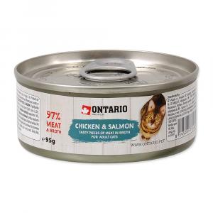 ONTARIO Chicken Pieces + Salmon 95g