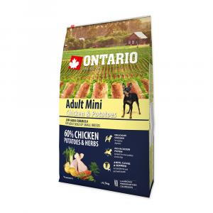 ONTARIO Dog Adult Mini Chicken & Potatoes & Herbs 6,5 kg