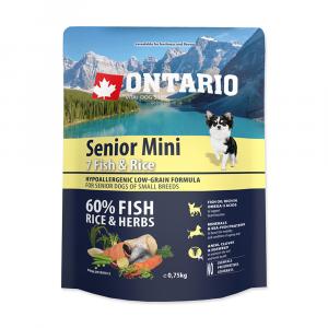 ONTARIO Senior Mini Fish & Rice 0,75kg