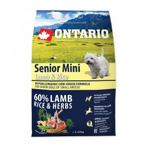 ONTARIO Senior Mini Lamb & Rice 2,25 kg