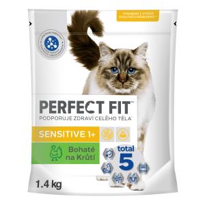 PERFECT FIT granule pro kočky Sensitive s krůtím 1,4 kg