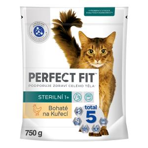 PERFECT FIT granule pro kočky Sterile s kuřecím 750 g
