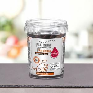 PLATINUM Natural Fit-Sticks Chicken & Lamb 300 g