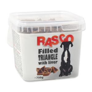 Pochoutka RASCO plněný trojúhelníček s játry 1 cm 600 g