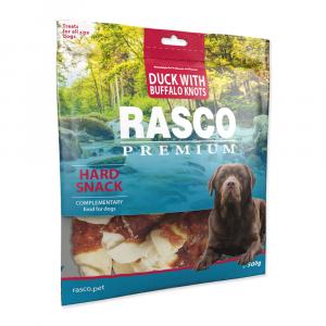 Pochoutka RASCO Premium uzle bůvolí 5cm s kachním masem 500g