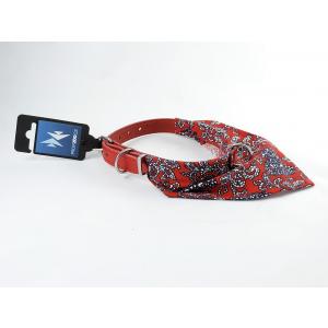 PROFIZOO Obojek + bavlněný šátek (18mm x 50cm) červená