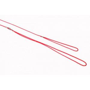 PROFIZOO Vodítko předváděcí - lanko + korálek (3mm x 140cm) červená