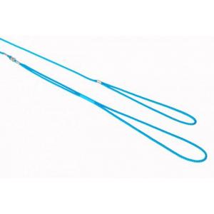 PROFIZOO Vodítko předváděcí - lanko + korálek (3mm x 140cm) modrá