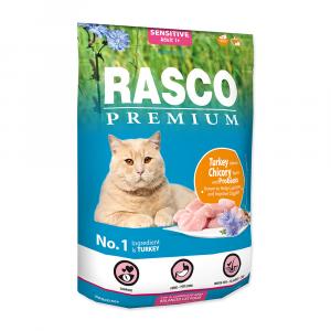 RASCO Premium Cat Kibbles Sensitive, Turkey, Chicory, Root Lactic acid bacteria 400 g