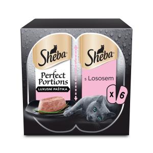 Sheba Perfect Portions s lososem 6 x 37,5 g