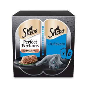 Sheba Perfect Portions s tuňákem 6 x 37,5 g